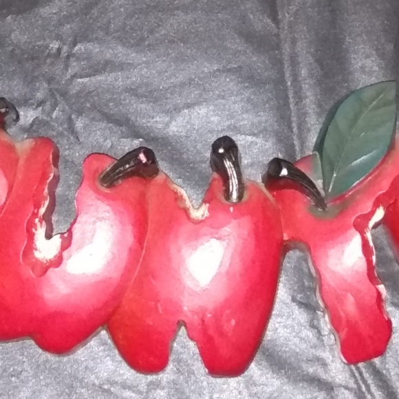 Vintage Home Interiors Apples Country Wall Plaque - Picture 2 of 5